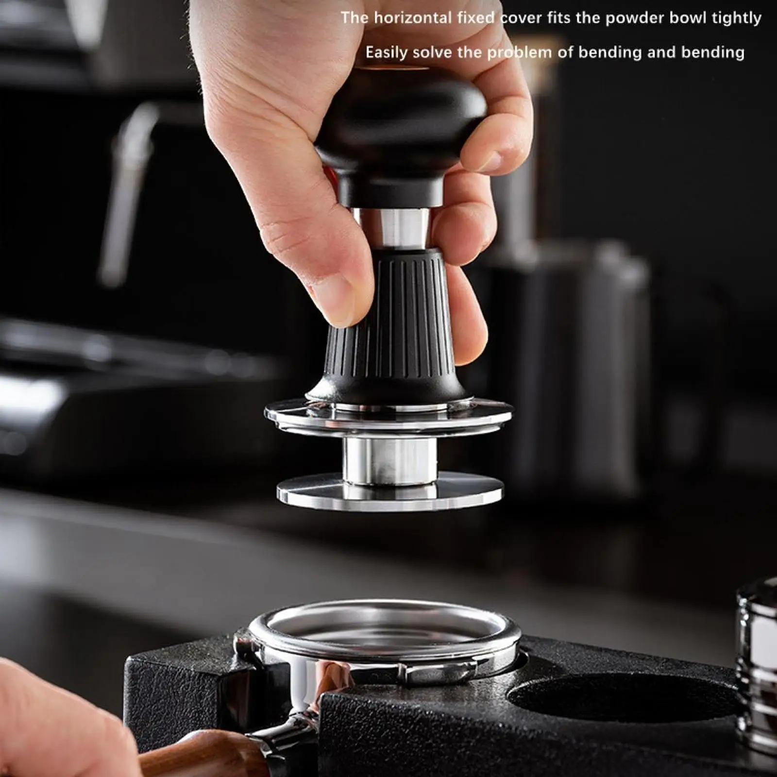 Coffee Hand Tamper Stylish Coffee Distribution Tool for Cafe Bar Kitchen