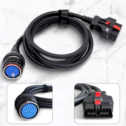 MB 스타 SD C4 C5 진단 도구 커넥터용 OBD2 진단 케이블 14핀-38핀, 16핀-38핀 (메르세데스 벤츠 자동차용)