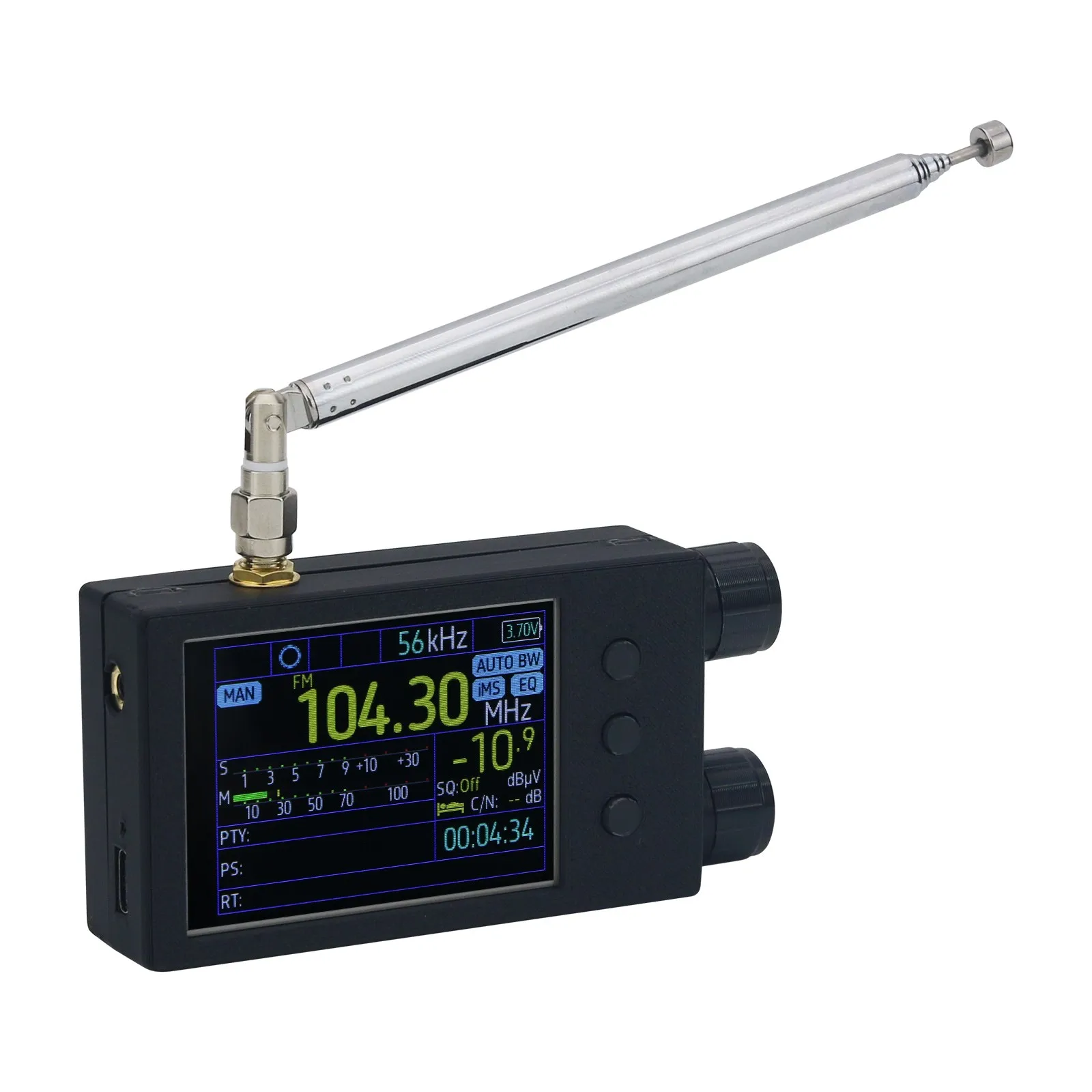 HamGeek Tragbares TEF6686 Vollband-WiFi/FM/SW/MW/LW-Radio mit 2,8-Zoll-IPS-Touchscreen – Detail 2