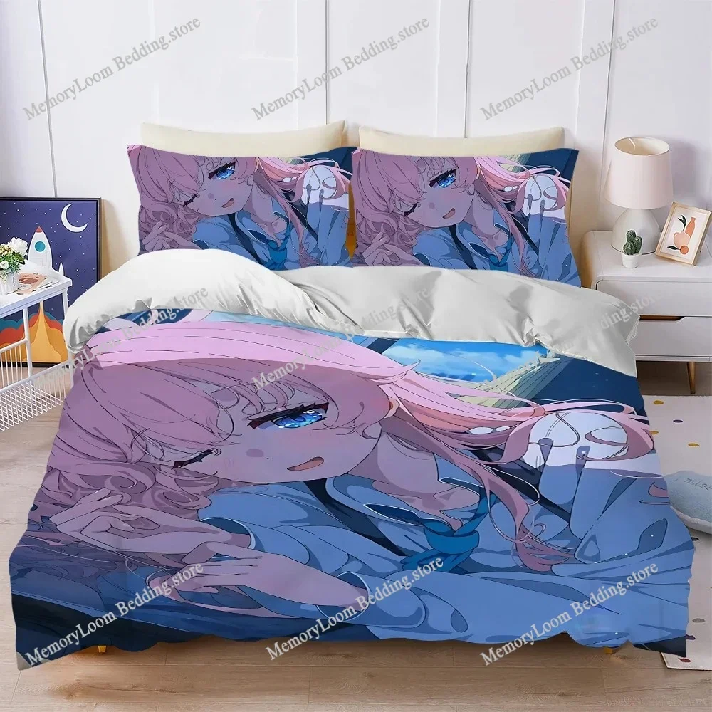 

Takanashi Hoshino Blue Archive Duvet Cover Set Home Style Bedding Soft Laundry Cotton Bed Student Dormitory Gift Home Textile741