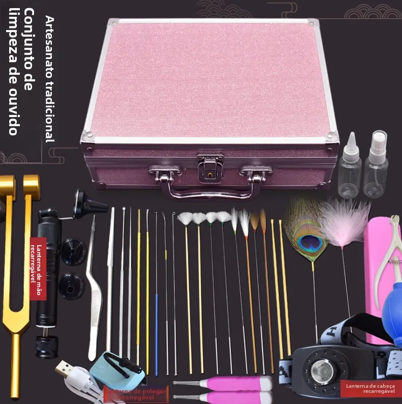 kit-profesional-de-herramientas-para-limpieza-de-oidos-con-luz-cuchara-visoriable-para-limpiar-oidos-plumero-y-lampara-para