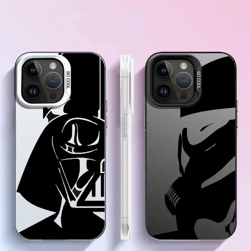 StarWars Cool Face Phone Matte Case For Apple iPhone 15 11 13 14 Pro Max 12 Silicone 15 Plus 11Pro Shockproof Bumper Cover