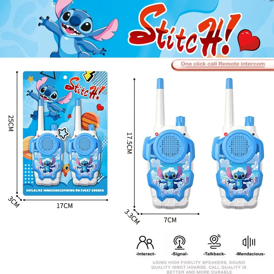 Walkie Talkie Hello Kitty Kartun Portabel Radio Dua Arah Mini Walkie Talkie Transceiver Genggam Interaktif Hadiah Natal Mainan