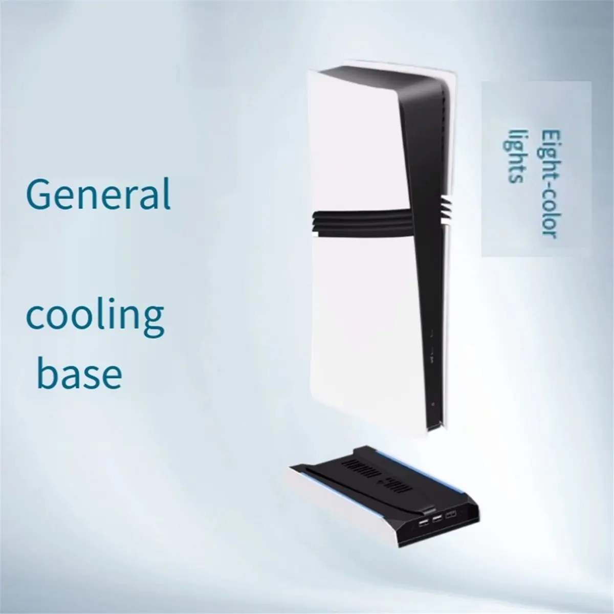 A86G NEW For Slim/Pro Vertical Stand with RGB VR Headset & Controller Charger 3-Speed Cooling Fan