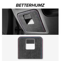 For BMW X3 G01 G08 X4 G02 Made of Alcantara Dashboard Storage Box Cover Panel Trim Performance Sticker Car Interior Accessories