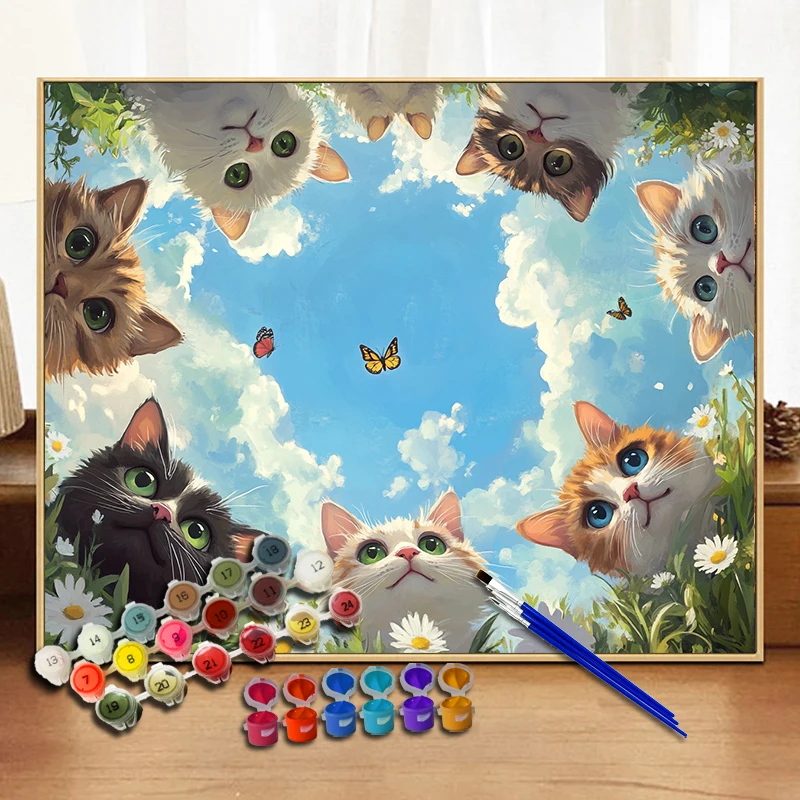 Painting By Numbers A Group of - Art And Craft Numbers ulasan dan harga
