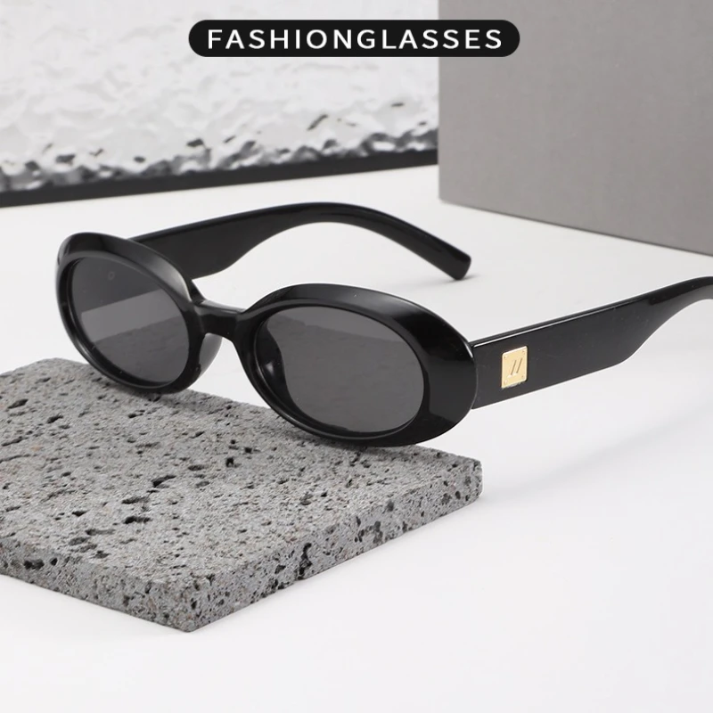 

Retro Oval Sunglasses 2025 Sunglasses for Women Fashion Premium Sense UV Protection Outdoor Travel Goggles Sun Glasses