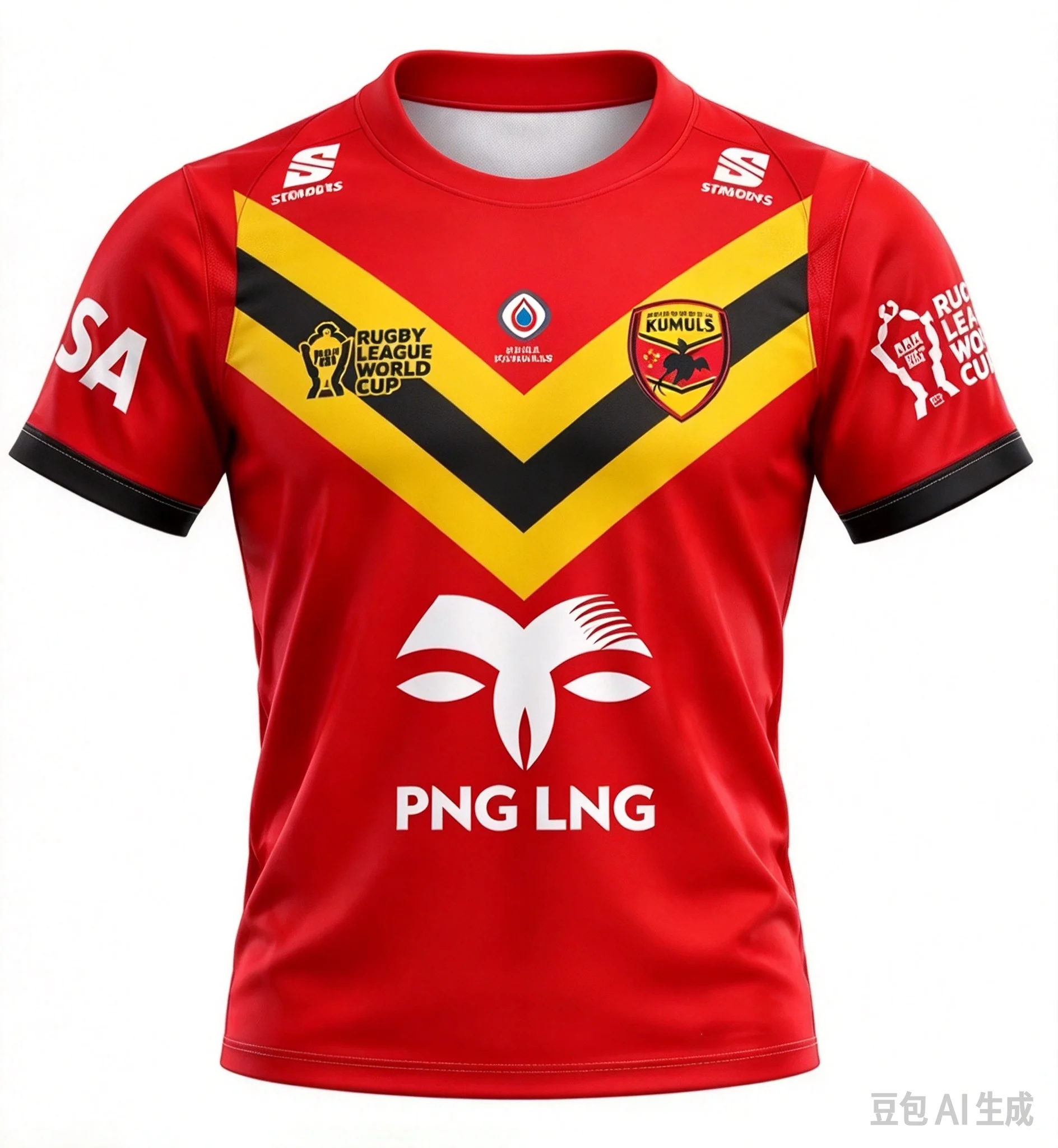 2026-27 New Arrivals Papua New Guinea Rugby Jersey 3D Printed Comfortable Breathable T-shirt Training Daily Top Family Clothing