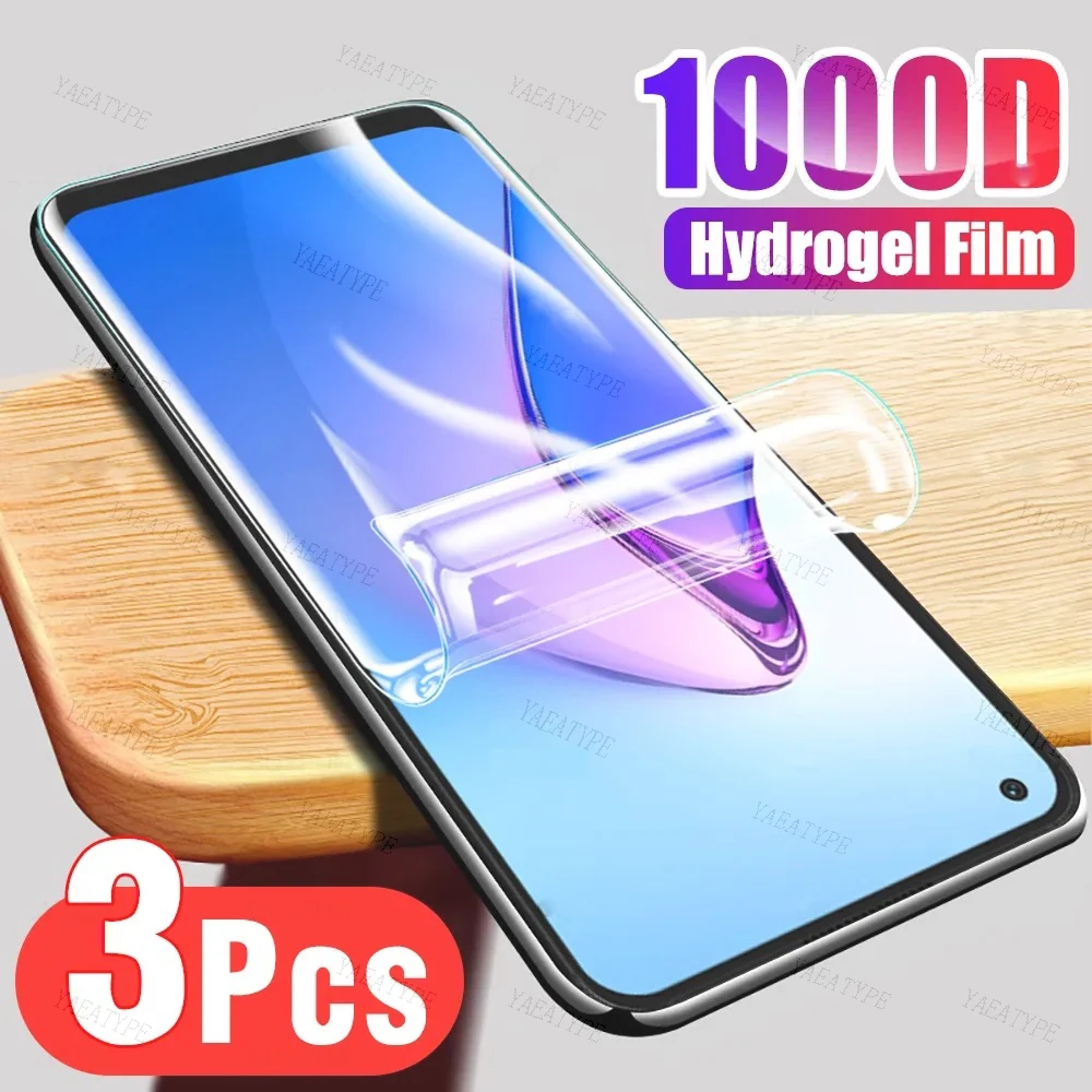 Protector de pantalla de hidrogel, película para Cubot X50, X30, Kingkong 5 Pro, Cubot x 50, 30, Kingkong5, 5Pro, Kingkong9, 8, P80, J20, Note 50, 21, 3 piezas