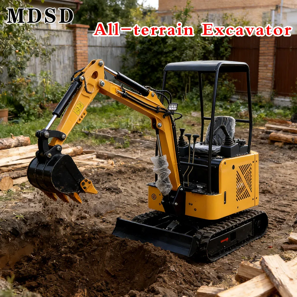 

Small Excavator 1-3 Ton Hydraulic Crawler Digger CE EPA Approved For EU US Market Mini Excavator Full Set Attachments Home Use