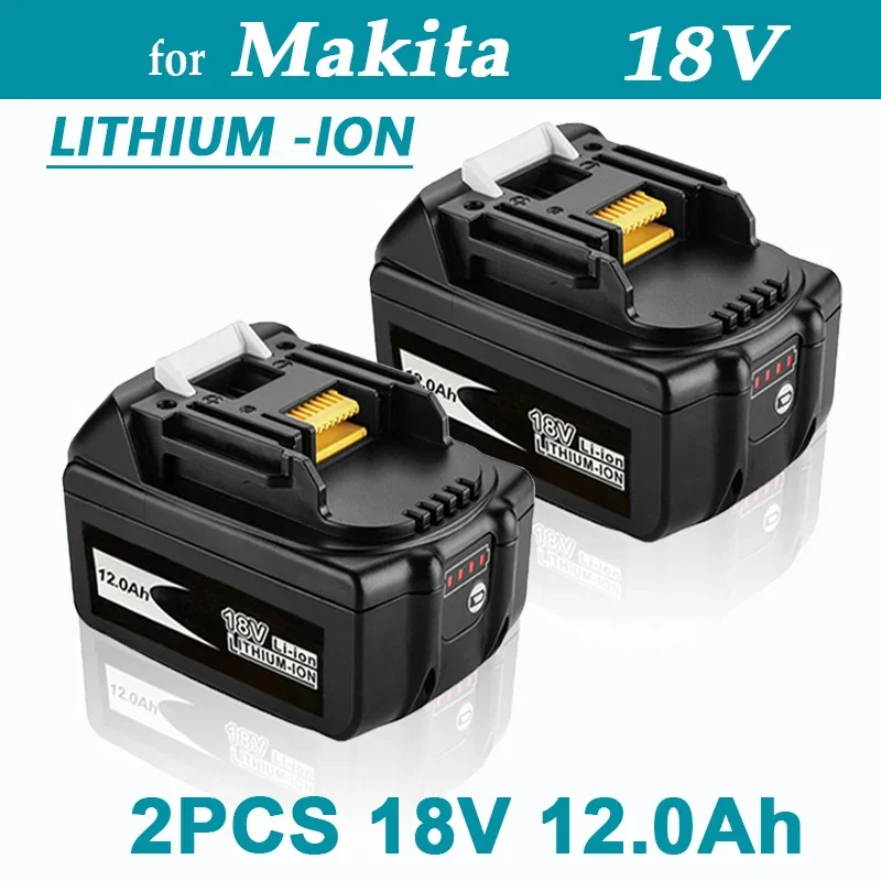 100% for makita 18 V battery 12.0Ah BL1850B Li-ion Replacement Battery BL1850 BL1860B BL1860 BL1840B BL1830B BL1830 LXT-400 RU