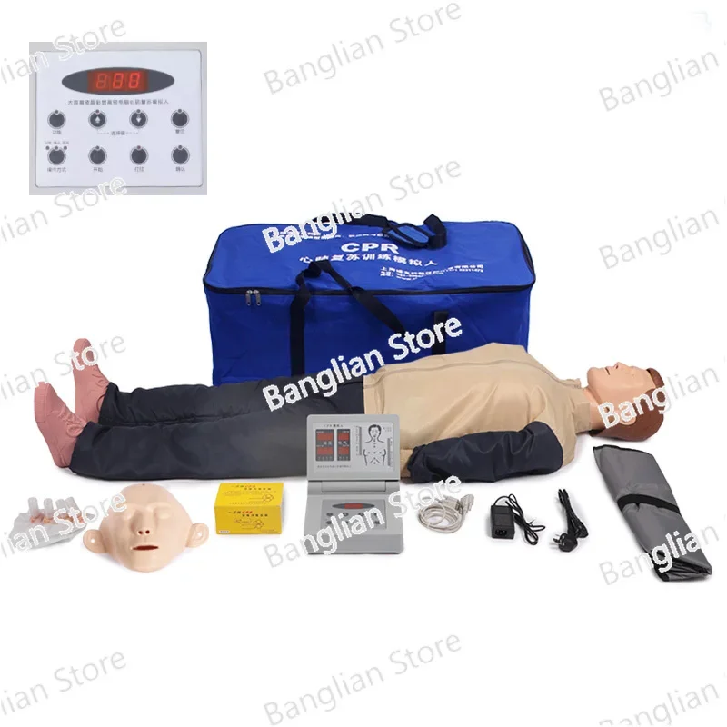 Full Body CPR Mannequin for Adult, Artificial Respiration Training, Dummy Medical Training Simulator, Artificial Dummy