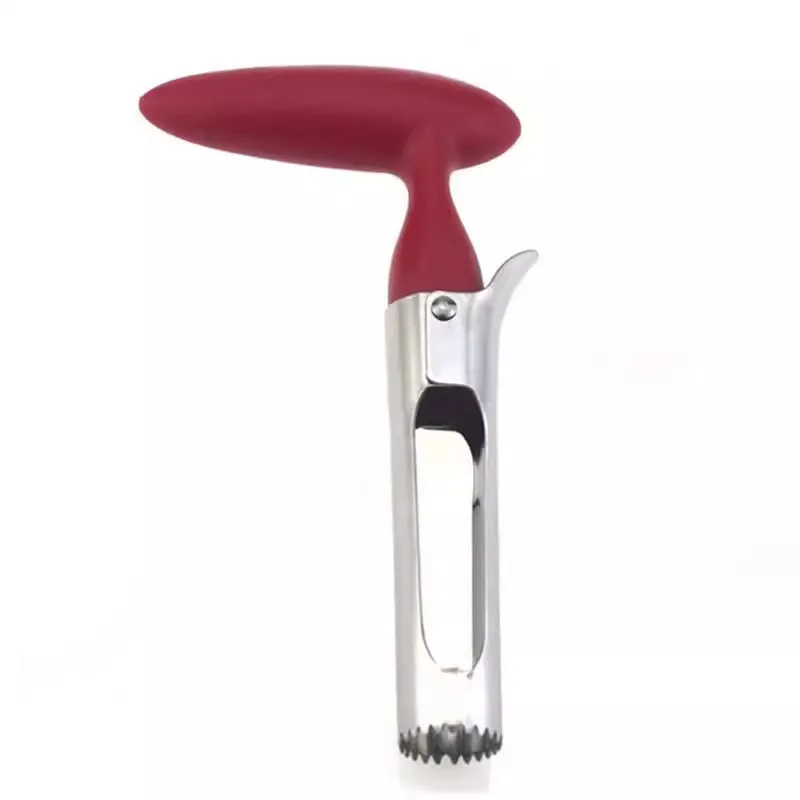 Stainless Steel Apple Corer Remover Fruit Core Digging Tool For Baked Pears Snow Pear Quick Apple Pear Seed Remover Gadget
