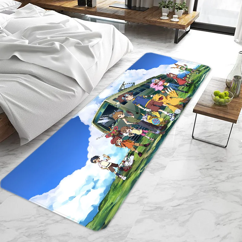 

Door Mat Entrance Doormat Digimon Non-slip Washable Kitchen Carpet Living Room Hallway Rugs Door Mats Bathroom Bath