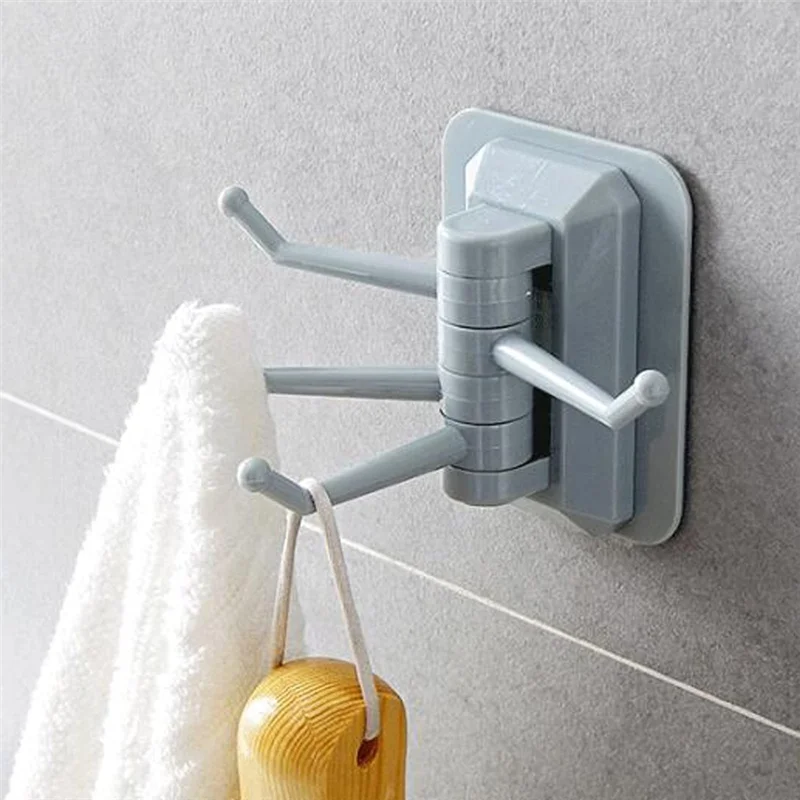 

ABLU-Hook Strength Household Portable Punching-Free Hook Multifunctional Foldable And Rotatable Hook Frame Wall Hook