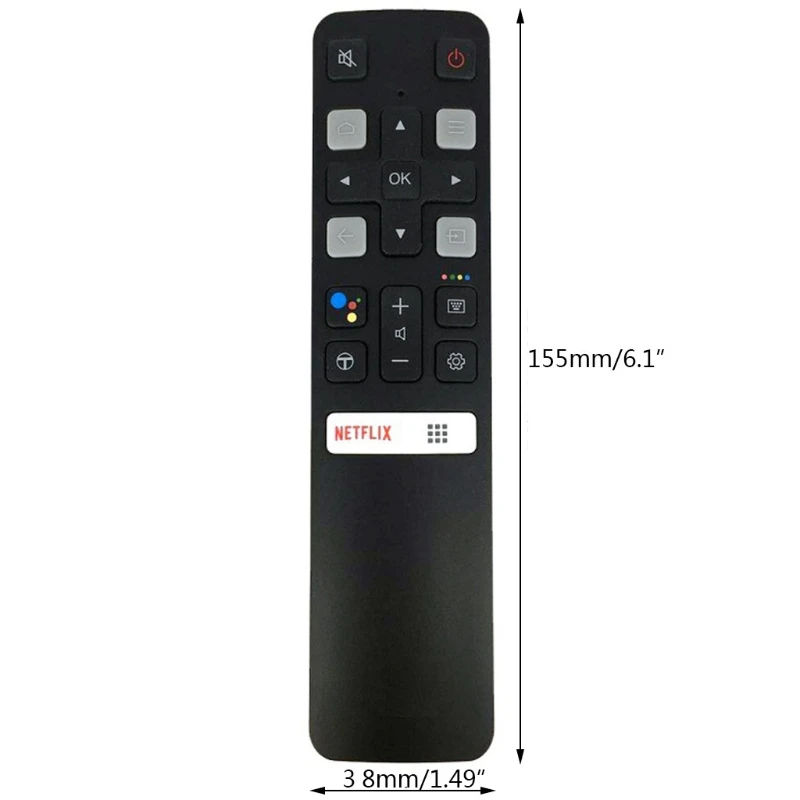 Universal Controller for TCL for Smart RC802V FMR1 Replacement Service Remote Controller Easy for Installment