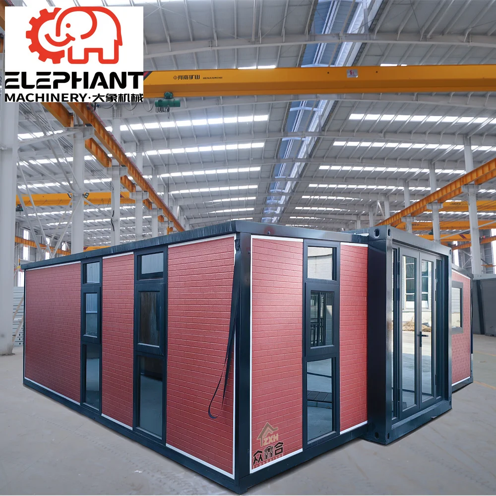 China Suppliers Custom 20ft 40ft Expandable Foldable Container House Prefab Bedroom Homes Folding Tiny Fold Out House