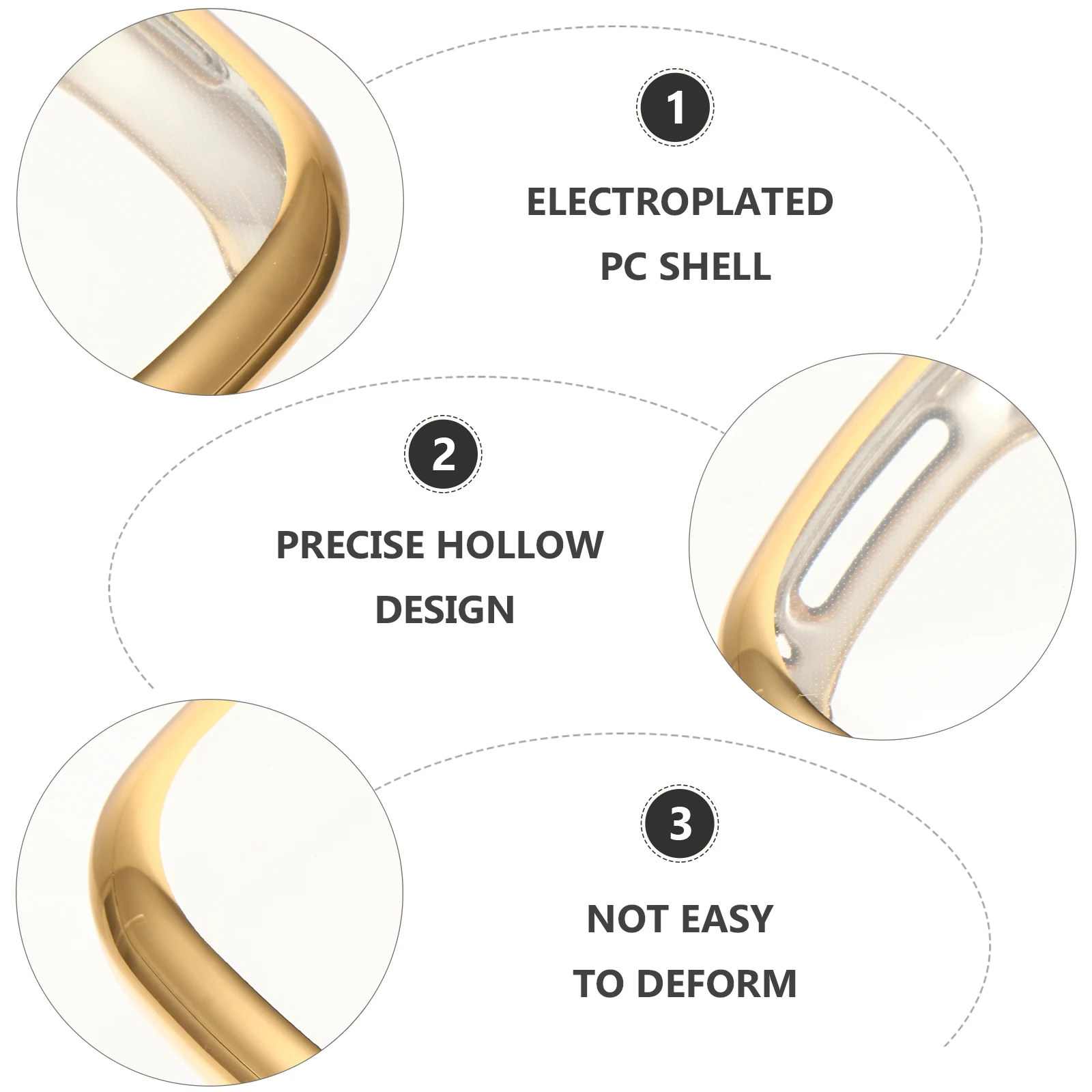 

1pc Watch Protective Shell Anti-Scratch Shockproof Cover For Versa3 Sense Screen Protector Frame Precise Cutouts Durable