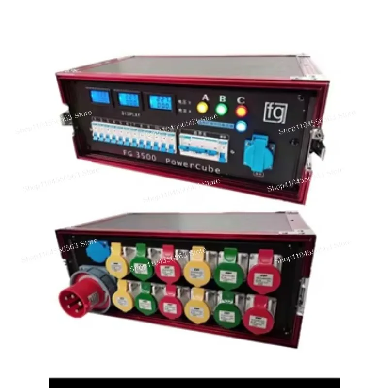 12-Way Power Box 63A Input Stage Lighting Audio Power Distribution Cabinet