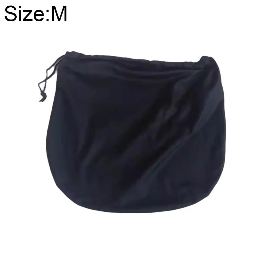 Bolsa de pelúcia para capacete de motocicleta, bolsa de bolso com cordão macio, proteção resistente, armazenamento de capacete, bolsa de transporte, tampa de uso de capacete c7o3