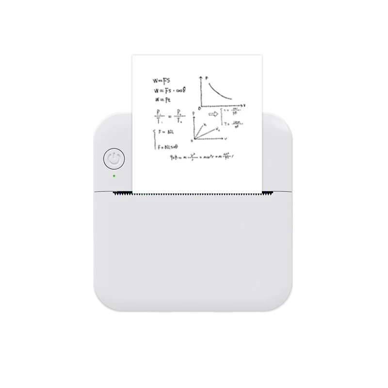 HD Mini Portable Thermal Printer Photo Lable Printing Pocket Printer Wireless Bluetooth Connect Printers 200dpi For iOS/Android