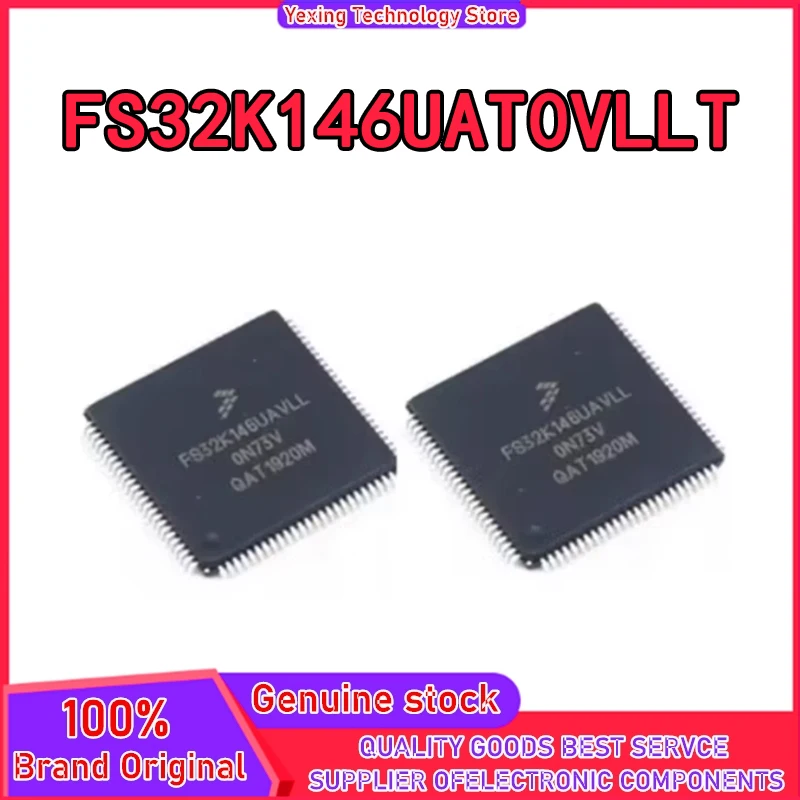 FS32K146UAT0VLLT serigrafía FS32K146UAVLL 112MHz 1Mb microcontrolador de 32 bits de grado automotriz LQFP-100 en stock