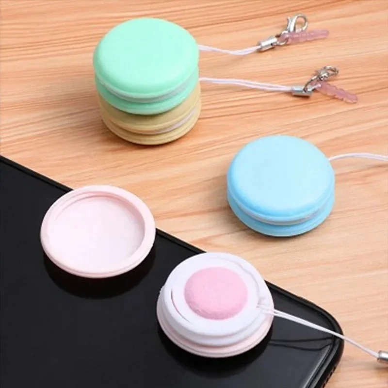 Macaron Pendant Screen Cleaner - All-in-One for Phones, Eyeglasses, Camera Lenses | Set B, Easy Install