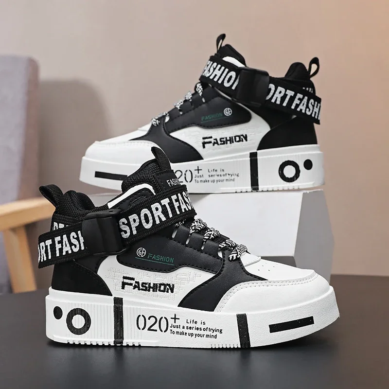 Big Boys High Top Sneakers Luxury Children Casual Shoes Autumn Youth Men Fashion Kids Tennis Running Sports Shoes for Boy