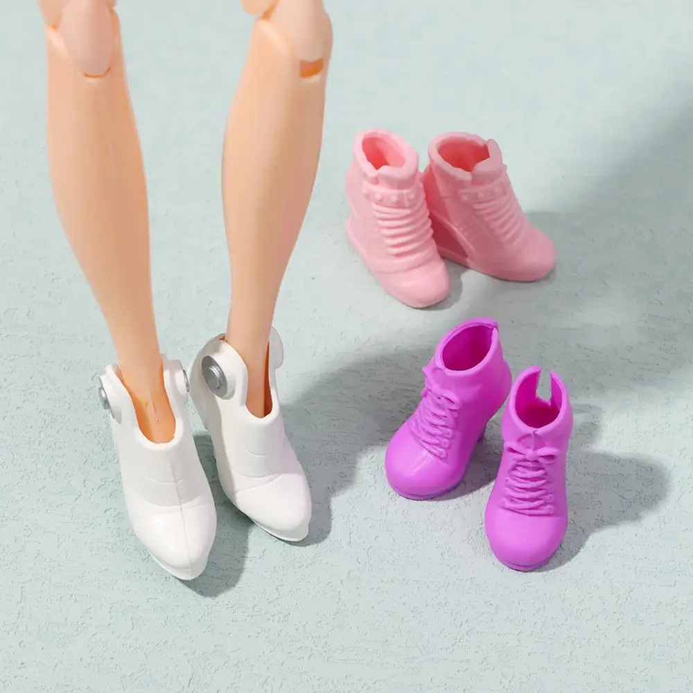 Zapatos transparentes de muñeca para niñas – Set multijuego moda - imagen 3