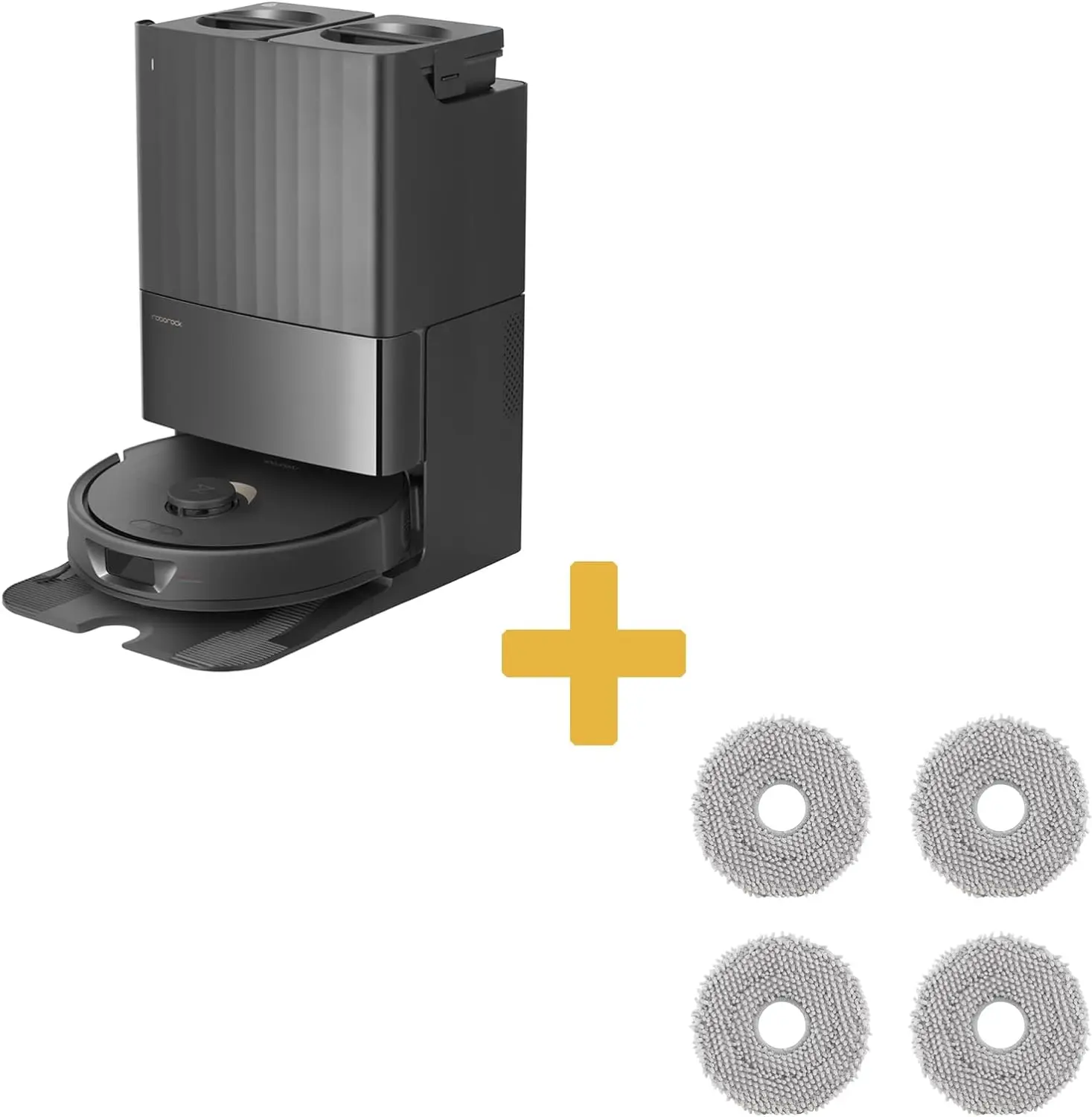 Q Revo Robot Vacuum e Spinning Mop, Pads Bundle