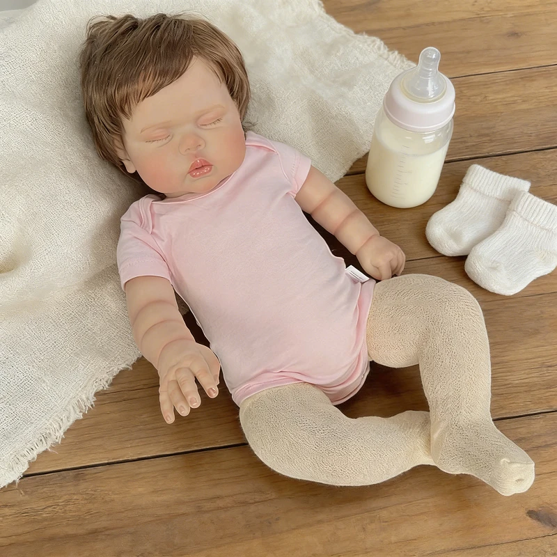 24インチ リボーンドール 幼児 女の子 ピクル 60cm 高品質 手作り人形