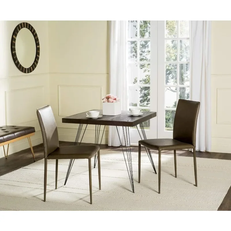 Home Collection Karna moderna sedia da pranzo rossa (Set di 2)