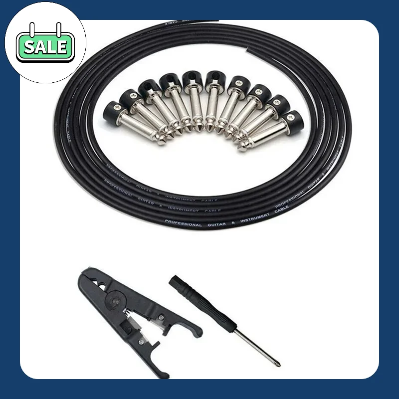 

No Solder Connector Design Guitar Cable DIY Guitar Pedal Jumper Kit