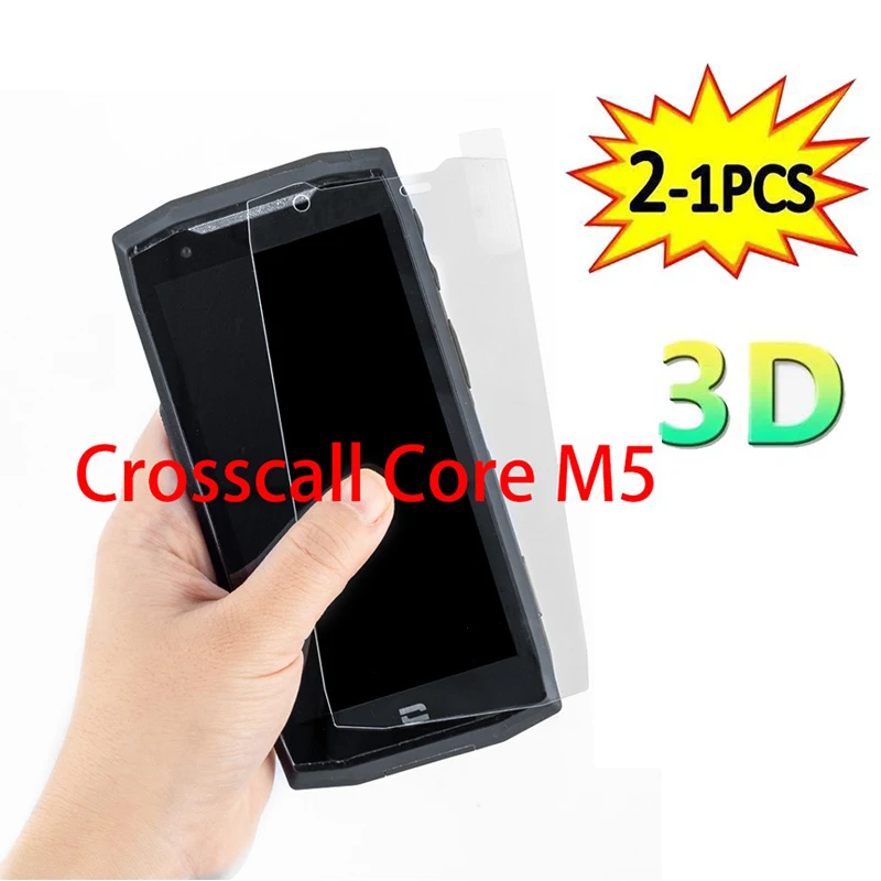 2-1Pcs Tempered Glass For Crosscall Core-M5 Screen Protector Film 9H Protective Glass Cover For Crosscall Core M5 M 5 Pelicula