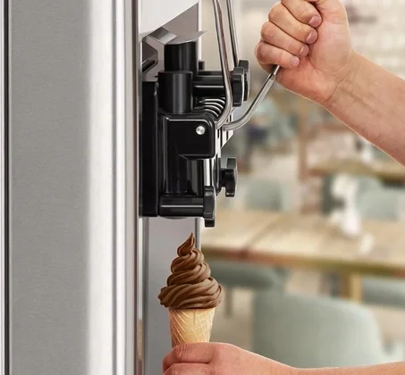 

Exotic mango Ice Cream Full Aromatic Italian Ice Cream Filling Machine Filling Ice Cream Cup Machine