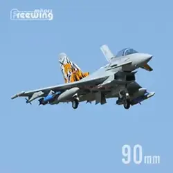 Freewing 90mm 'Typhoon' Electric Ducted Single Engine Jet Fixed Wing Assembled Loaded Missile Model Brushless Fighter Jet