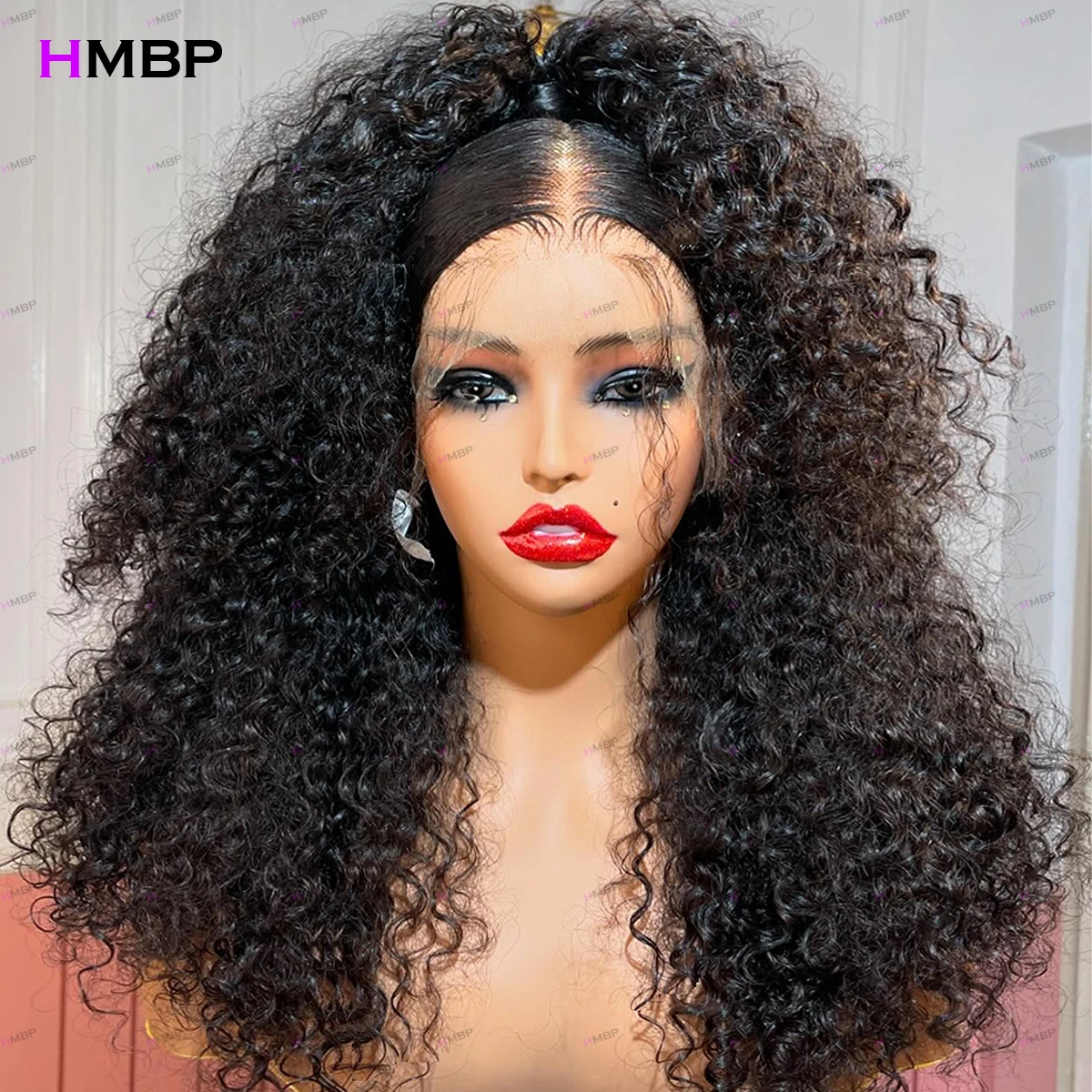

360/13×6 HD Lace Frontal Wig 450 Density Water Wave Glueless Lace Wigs Human Hair Ready To Wear PrePlucked Lace Wigs Human Hair