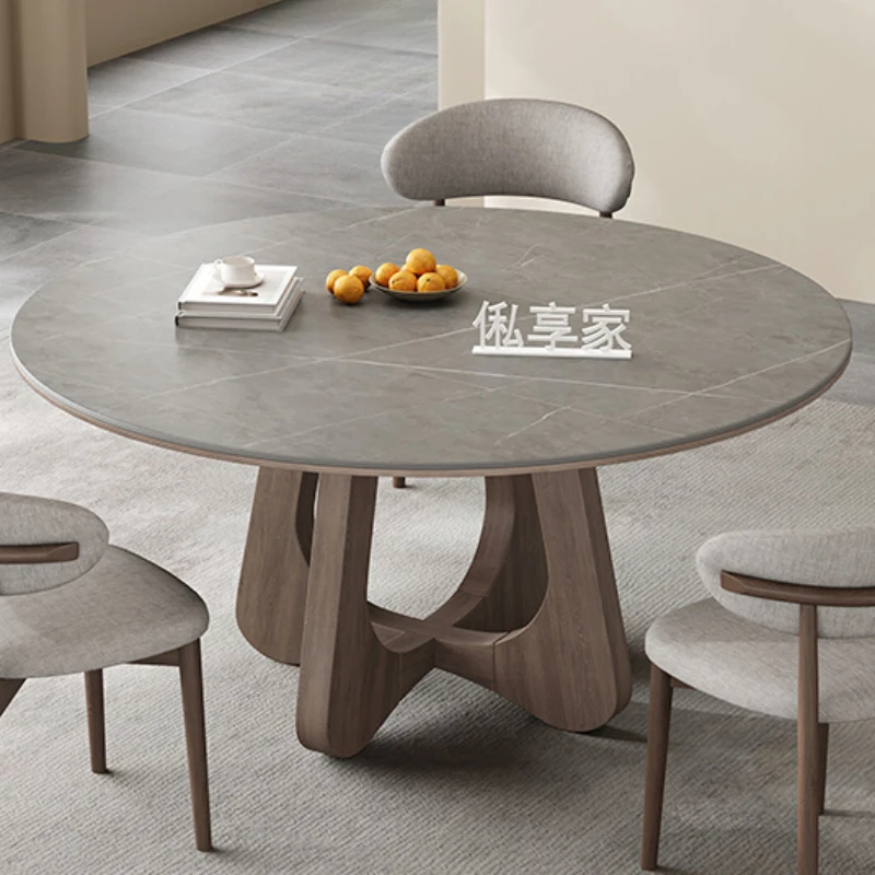 

Round Table Oval Dining Kitchen Restaurant Tables Designer Coffee Reception Multifunction Home Furniture Mesa Comedor Cafe