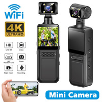 128GB Ultra HD 4K Mini Camera WiFi Portable Digital Video Recorder Police BodyCam Infrared Night Vision Miniature Camcorder