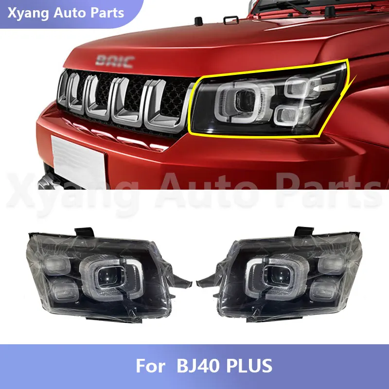 

Front Bumper Headlight Assembly For Baic BJ40 PLUS B00010669 B00010632