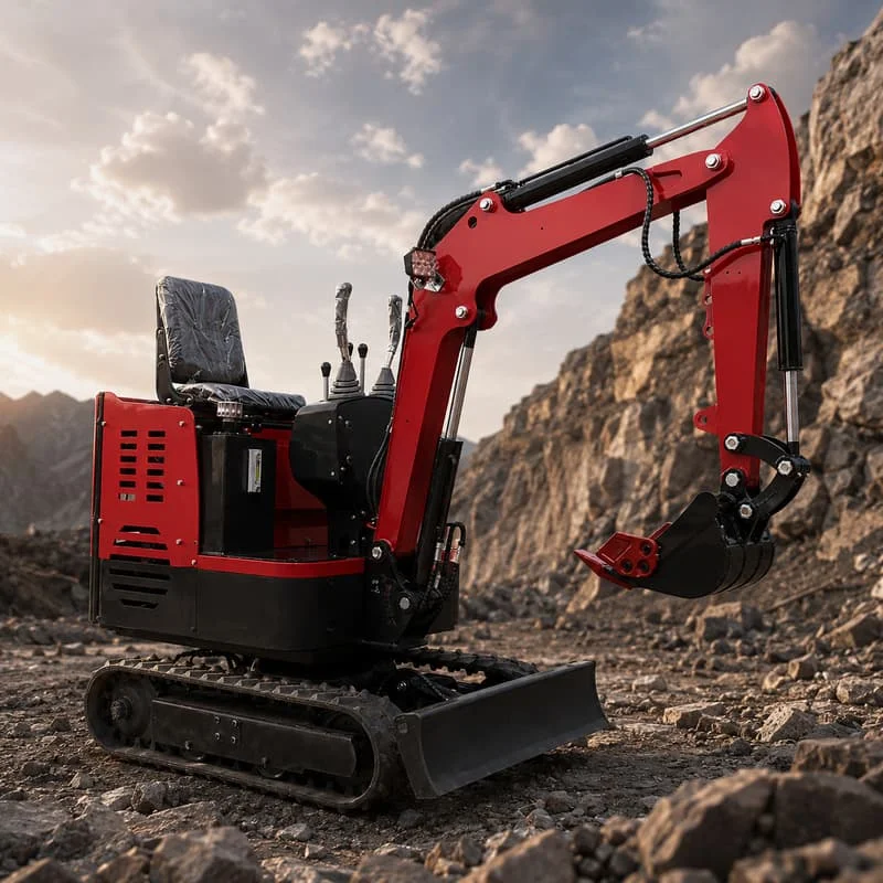 2 Ton Mini Excavator Small Hydraulic Digger CE Euro5 Customized Design with Ripper Bucket for Various Soil Operations