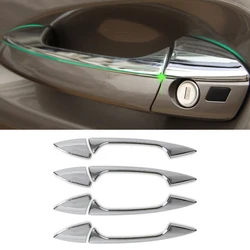 8Pcs Chrome Door Handle Cover for Mercedes-Benz B C E GLK ML CLA-Class W246 W204 W212 X204 W166 W117 Decor Sticker Accessories