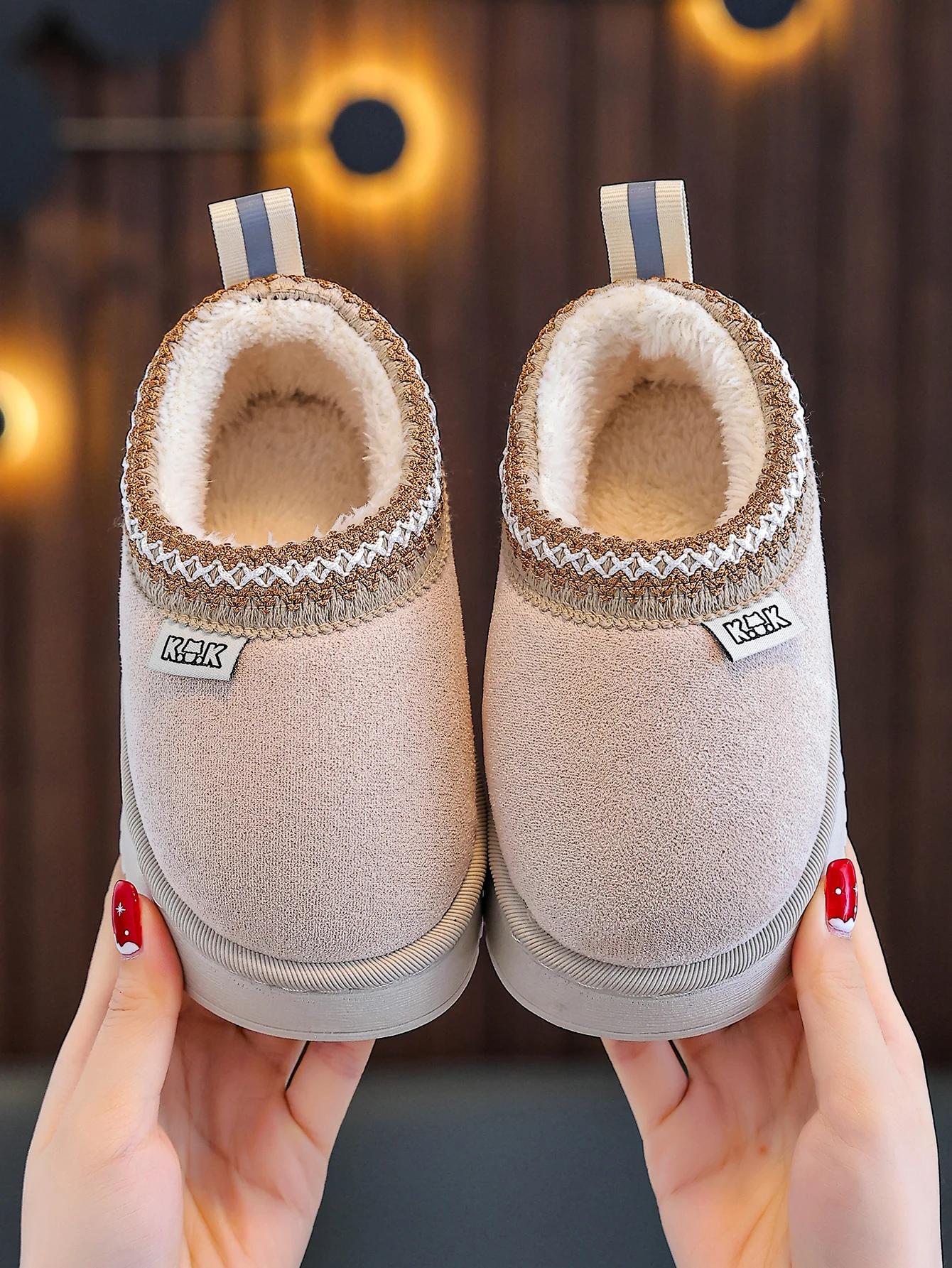 New Autumn and Winter Children's Home Shoes for Boys and Girls, Indoor Home Student Slippers, Winter Home Shoes