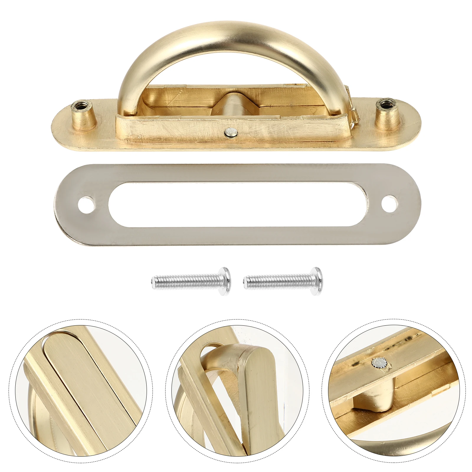 

Hidden Recessed Handle Pull For Cabinet Drawer Sliding Door Furniture Zinc Alloy Modern Minimalist Design Hardware Fittings