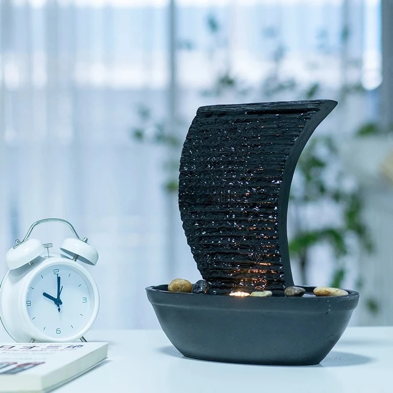 Living room desktop small circulating water feature ornament