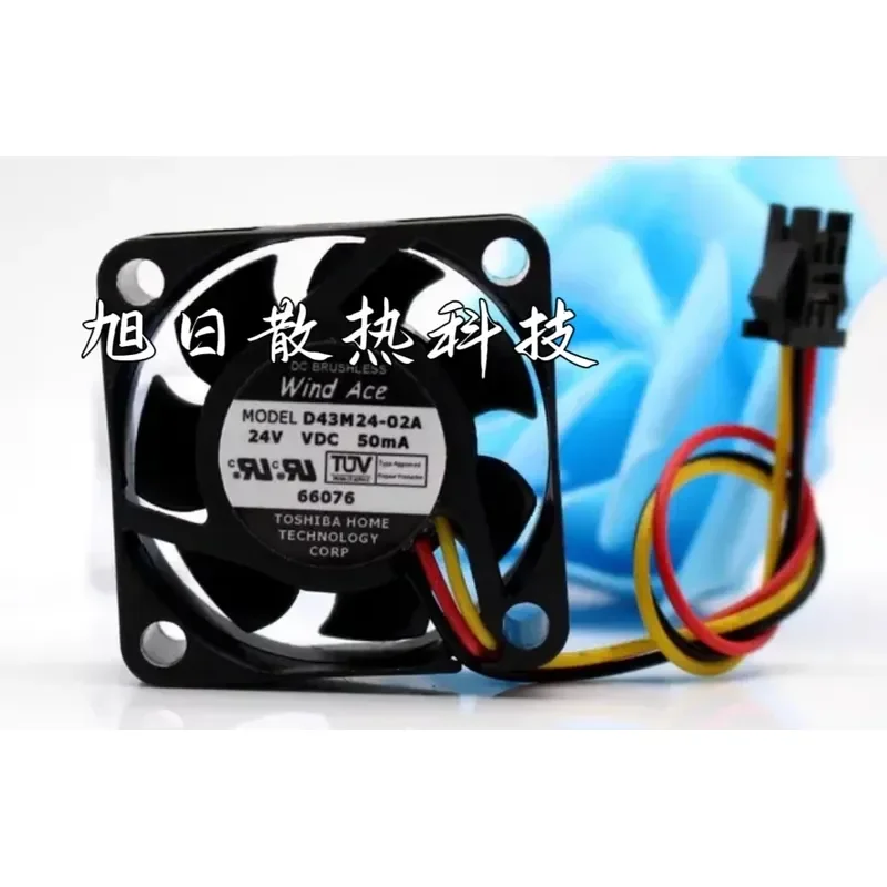 for Yaskawa Inverter G7 F7 Dedicated Fan 24V 50mA D43M24-02A D43M24-01A New Original Replacement Cooling Fan