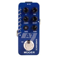 MOOER A7 Ambiance Reverb Guitar Effect Pedal Built-in 7 Reverb Effects Infinite Sustain Buffer Bypass New Reverb Effect Pedal