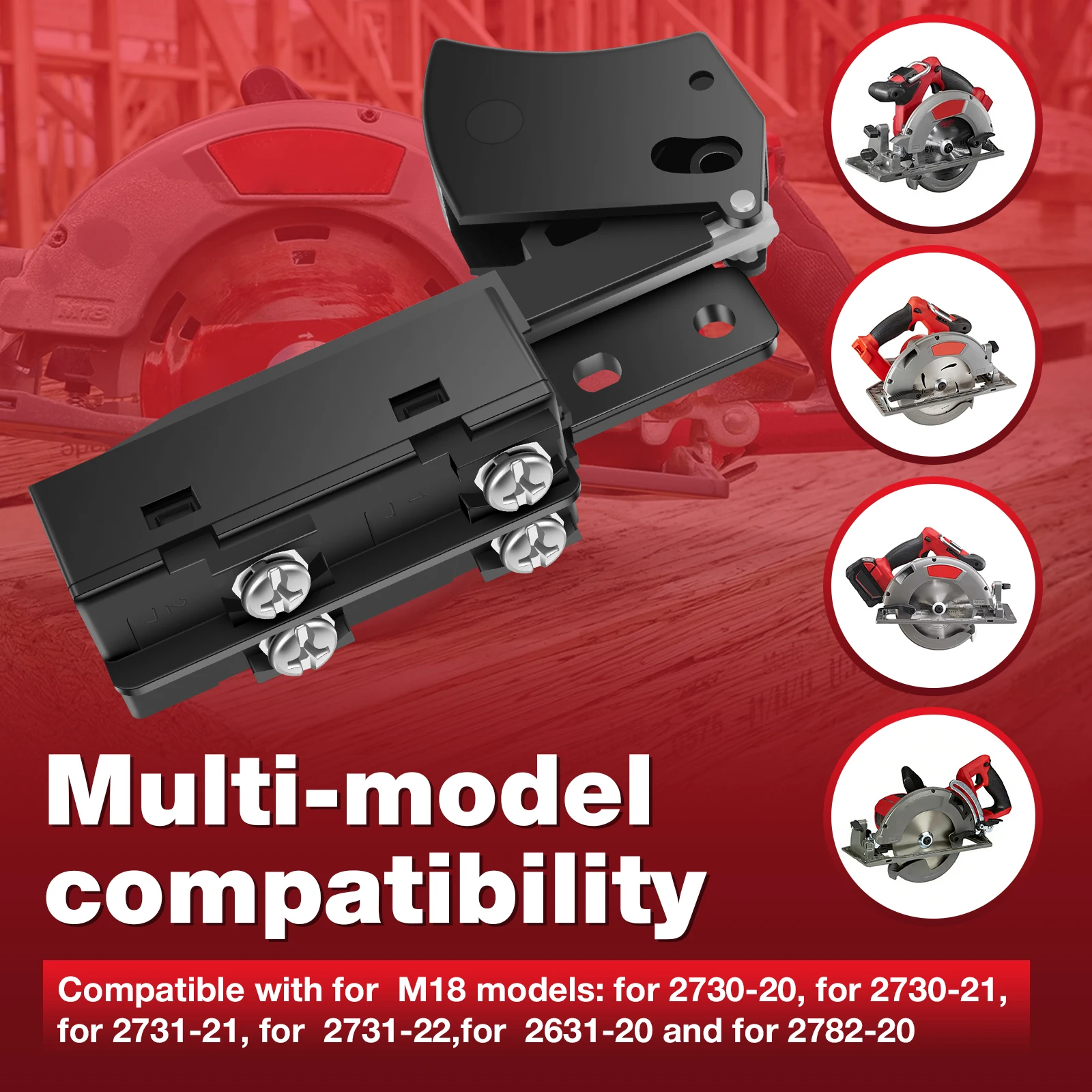 Circular Saw Switch for Milwaukee M18 Replacement Parts for 2730-21 2731-21 2731-22 2631-20 Circular Saws 2782-20 Metal Cutting