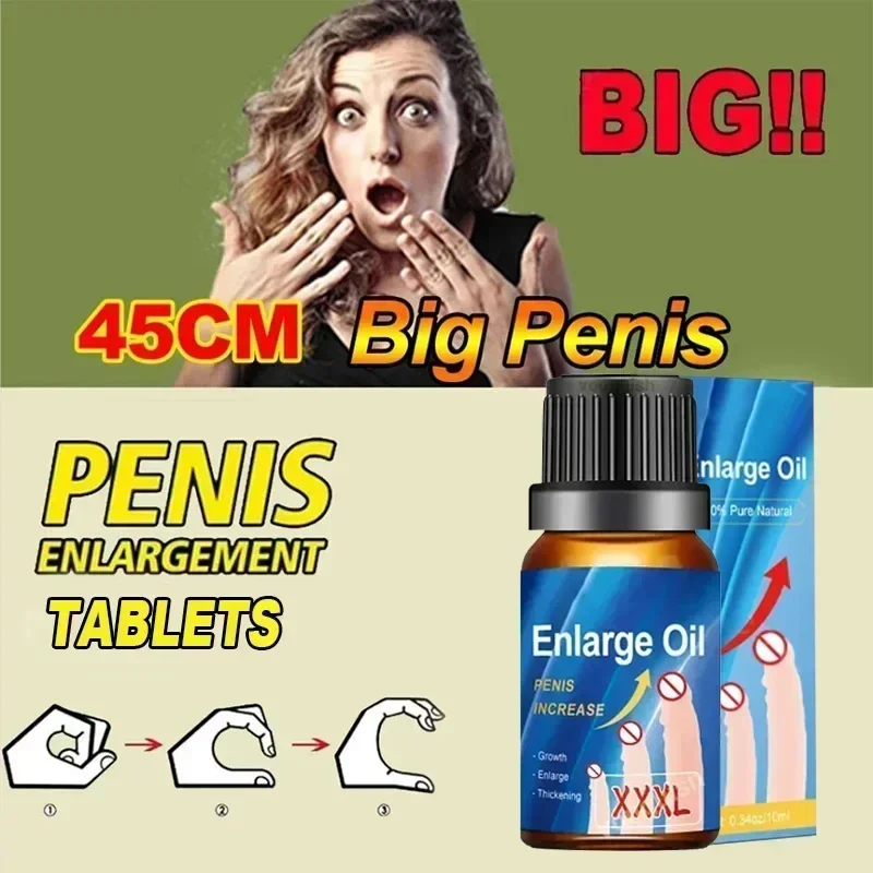 El mejor aceite para agrandar el pene, potenciador de tamaño y resistencia, mejora la resistencia, espesamiento permanente, crecimiento masculino