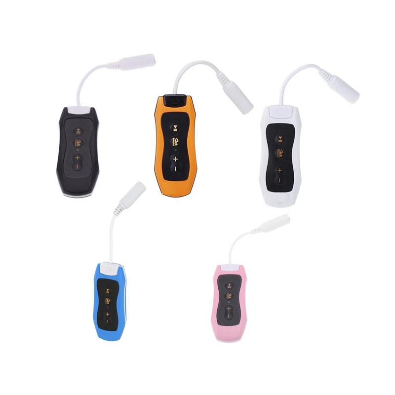 أفضل راديو FM IPX8 مقاوم للماء مشغل موسيقى MP3 السباحة الغوص سماعة سماعة الرياضة ستيريو باس السباحة MP3